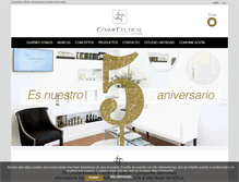 Tablet Screenshot of cosmeceuticalcenter.com